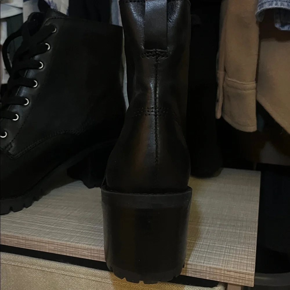 Aldo Black Lace-Up Ankle Boots, NIB 
Leather 
Never worn - Picture 2 of 6